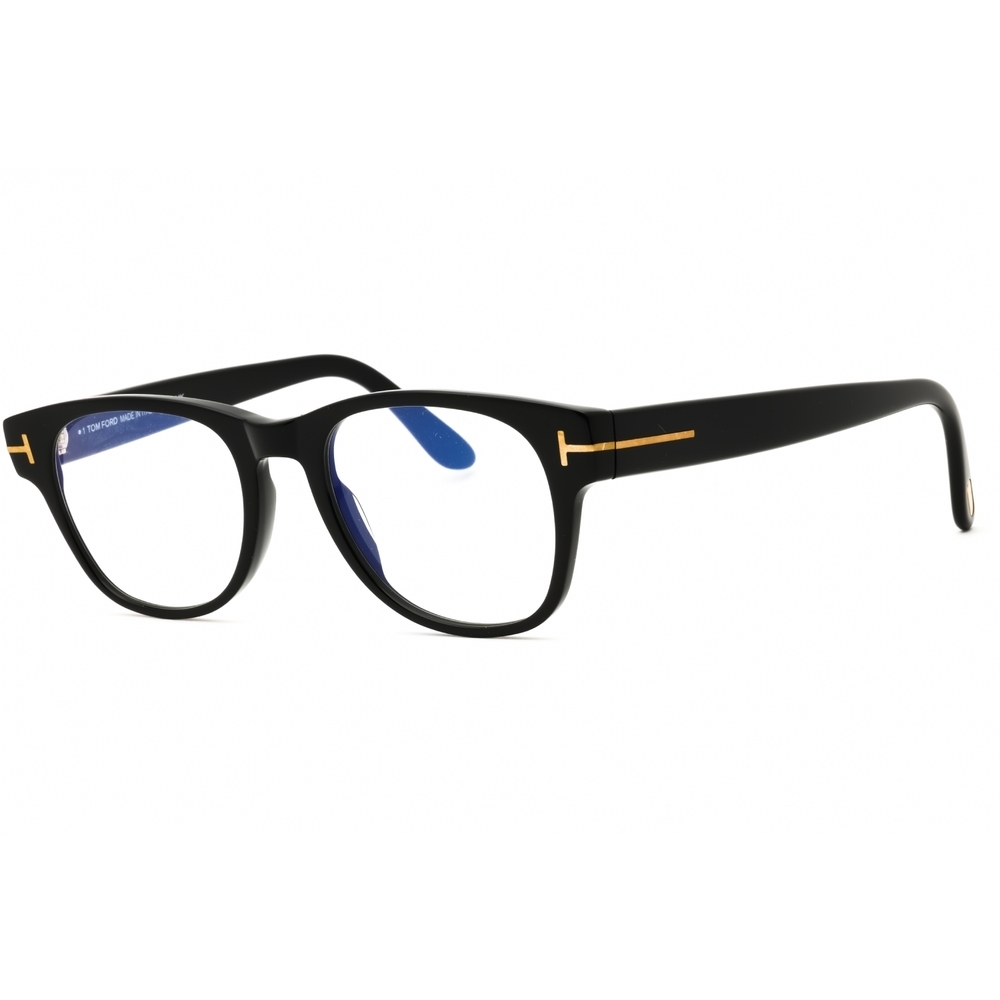 Tom Ford FT5898 Eyeglasses Black Acetate Rectangular